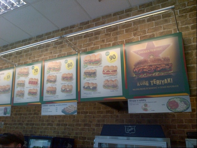 Síť restaurací rychlého občerstvení Subway Síť restaurací rychlého občerstvení Subway