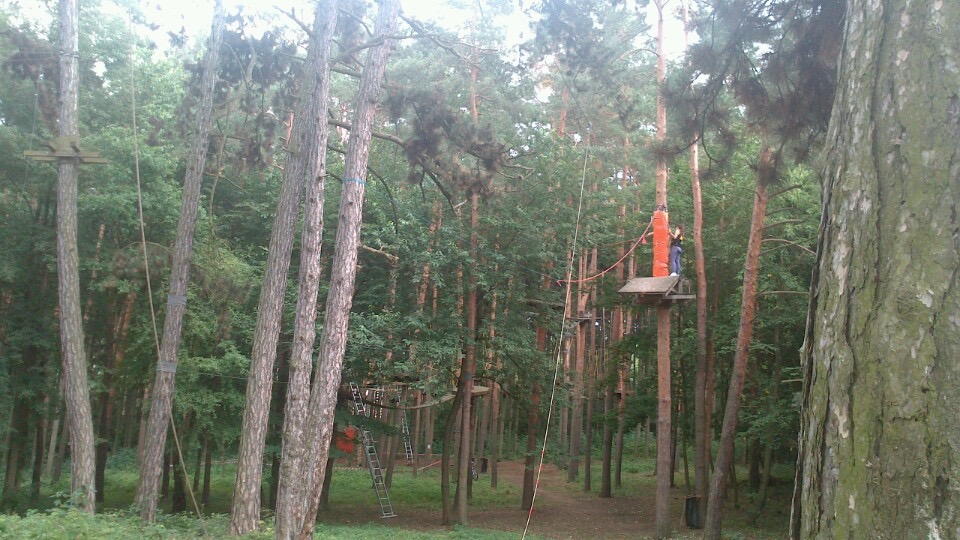 Lanový park Hostivař Lanový park Hostivař