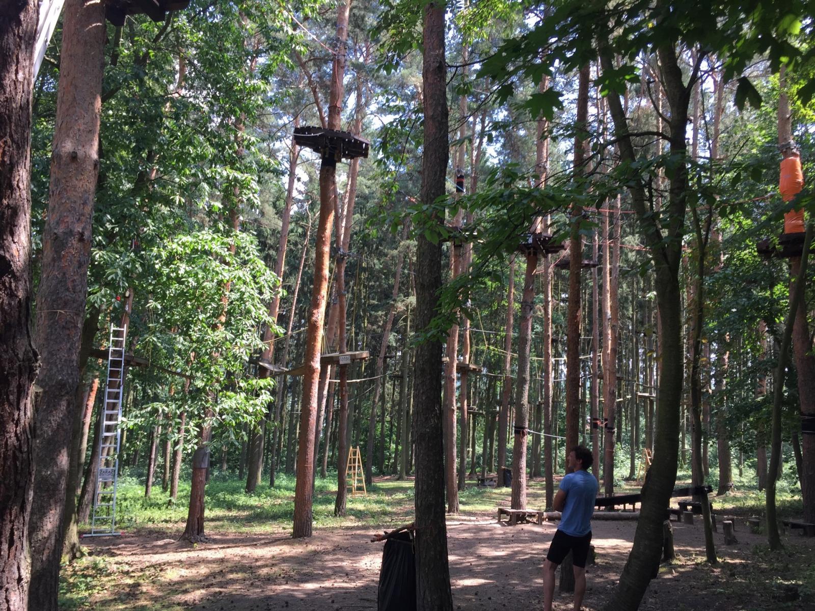 Lanový park Hostivař Lanový park Hostivař