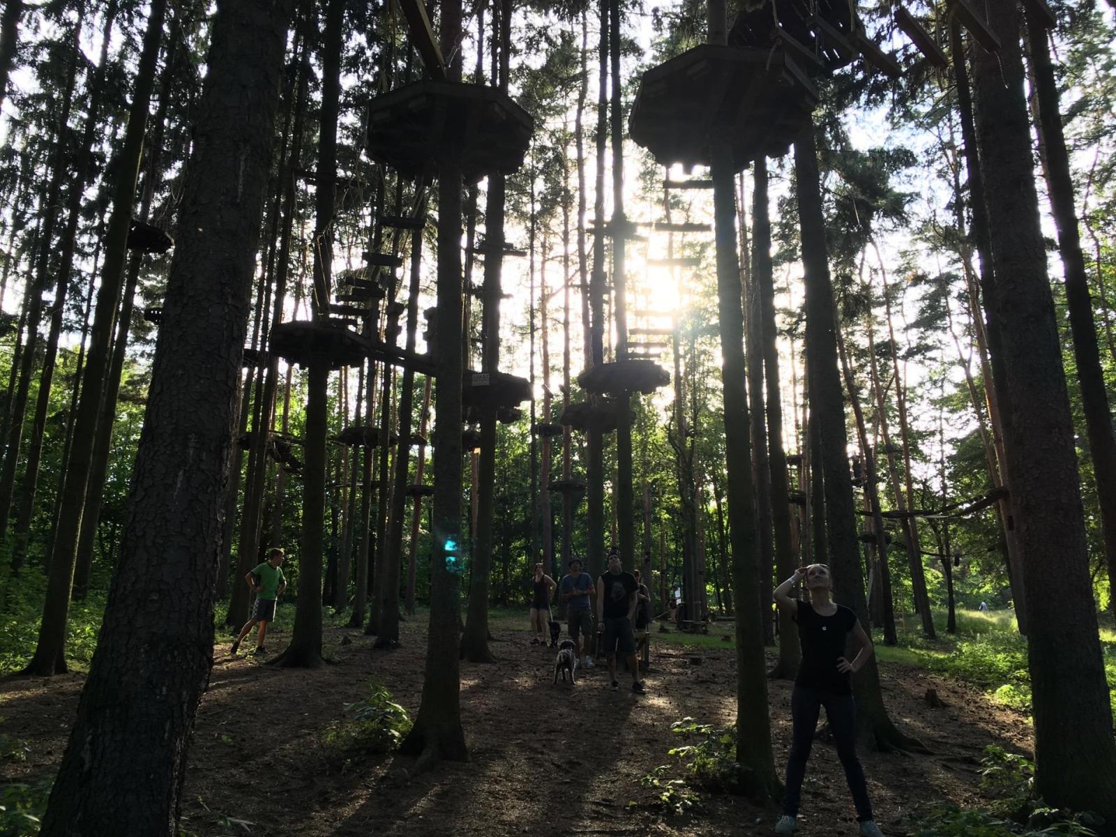 Lanový park Hostivař Lanový park Hostivař