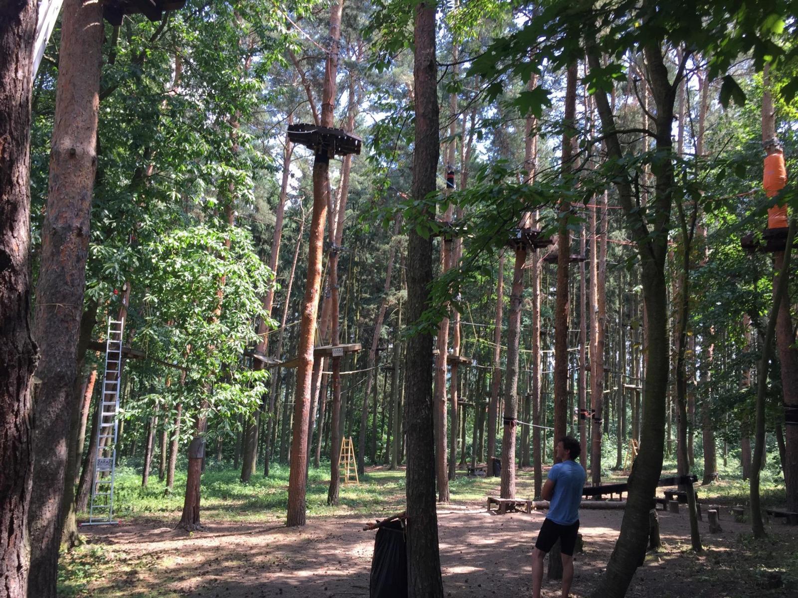 Lanový park Hostivař Lanový park Hostivař